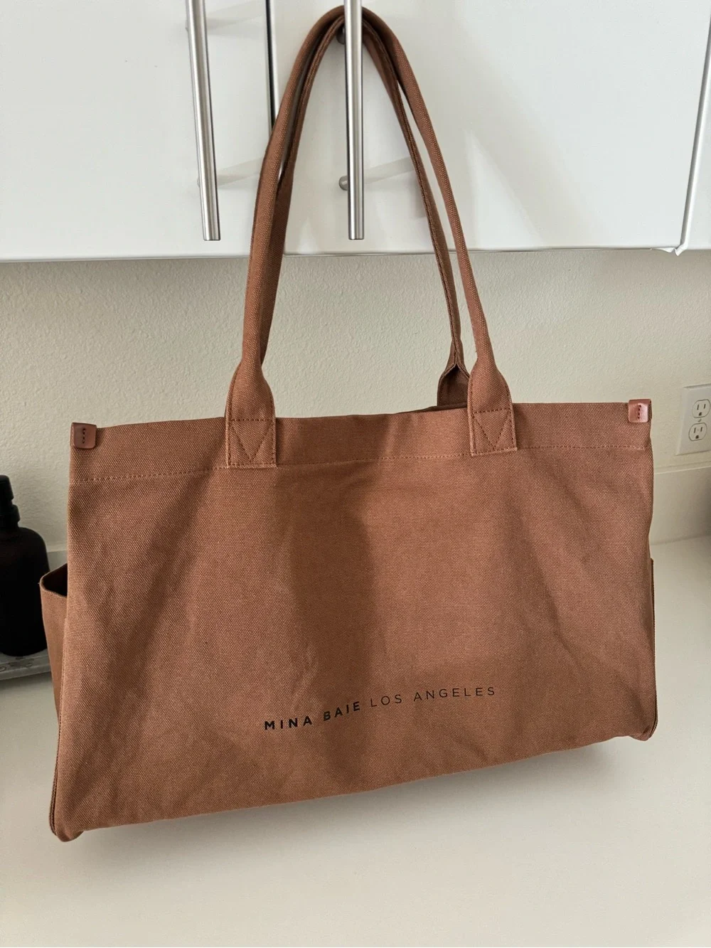 Mina Baie-Jude Full Canvas Tote Bag